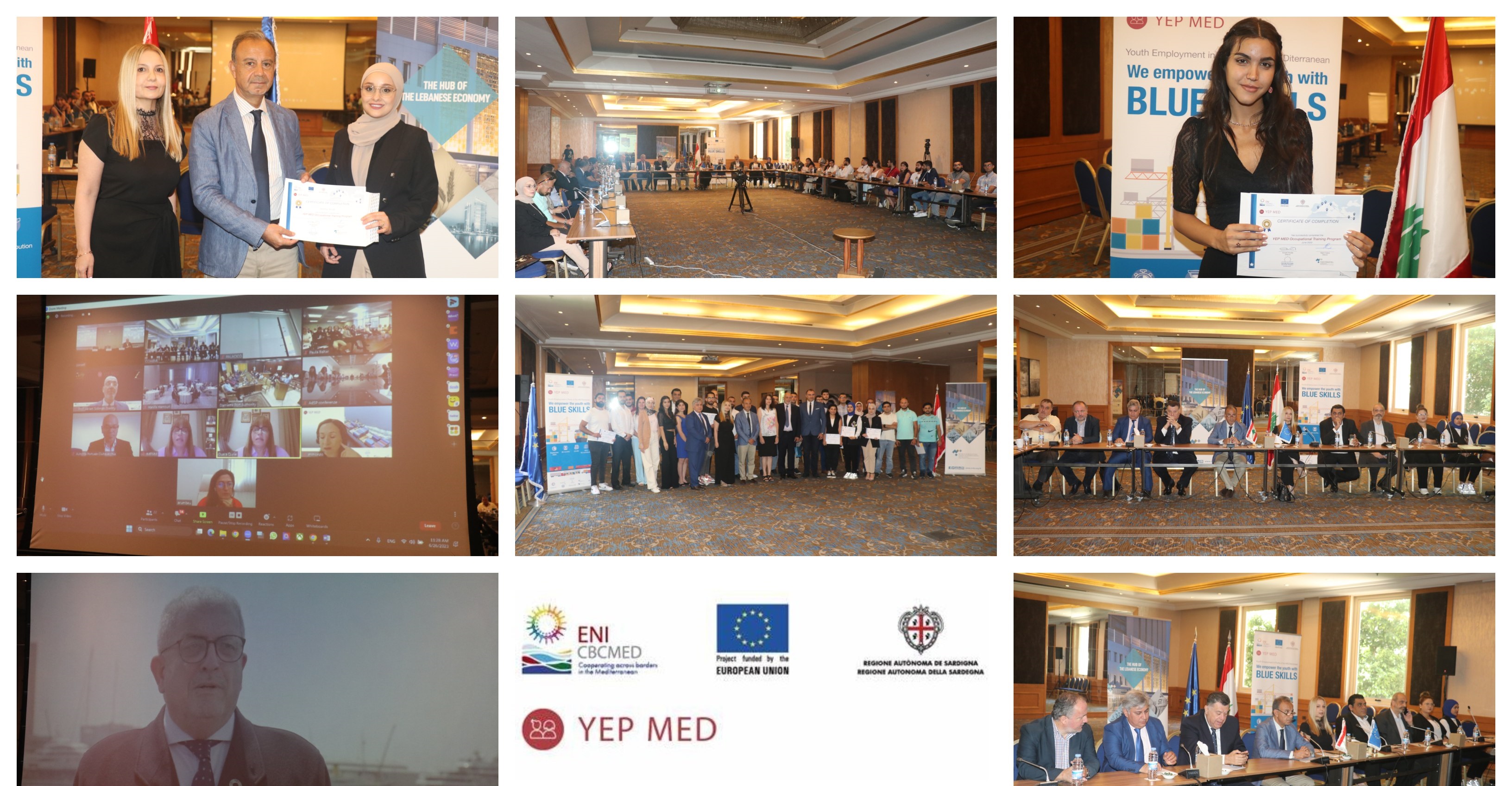 YEP MED local final Event in Beirut: Testimonials and Graduation Ceremony.