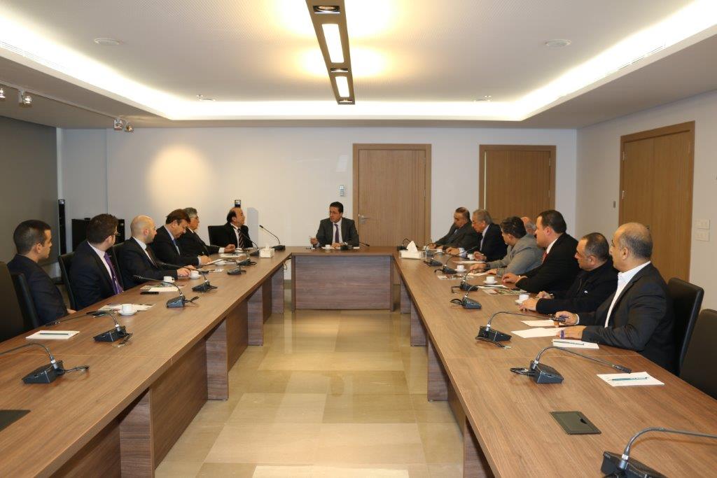 الرئيس شقير مع وفد من جمعية منشئي وتجار الابنية في لبنان