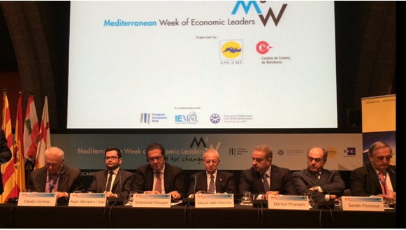 الدورة الثامنة لمتلقى القادة الاقتصاديين المتوسطيين برئاسة رئيس "أسكامي" محمد شقير