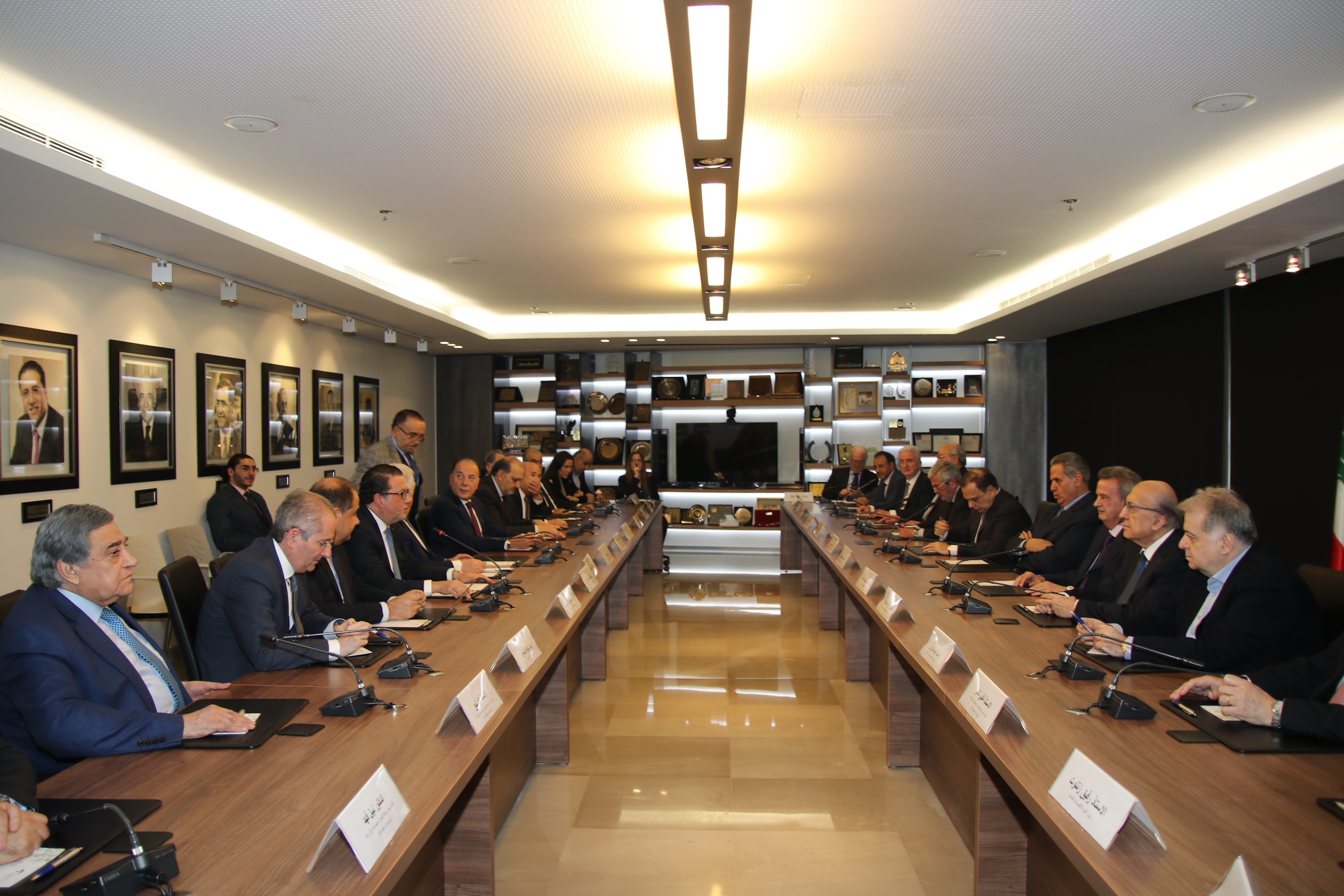 بيان -لقاء الهيئات الاقتصادية مع حاكم مصرف لبنان