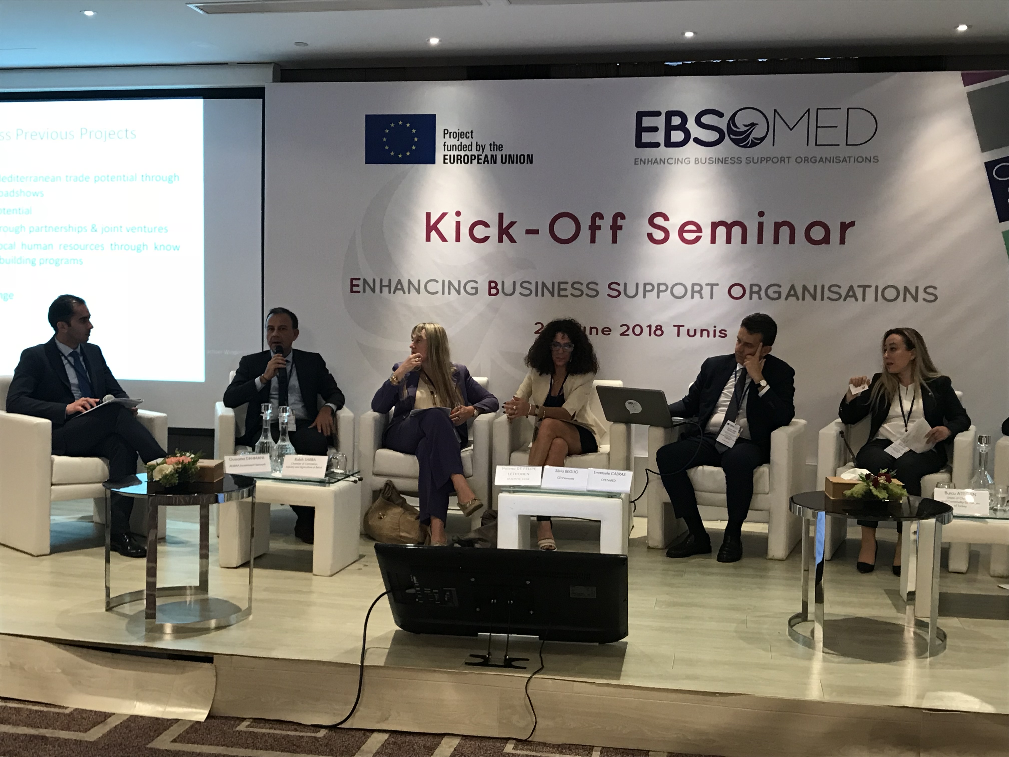 kick-off seminar of EU project EBSOMED in Tunis
