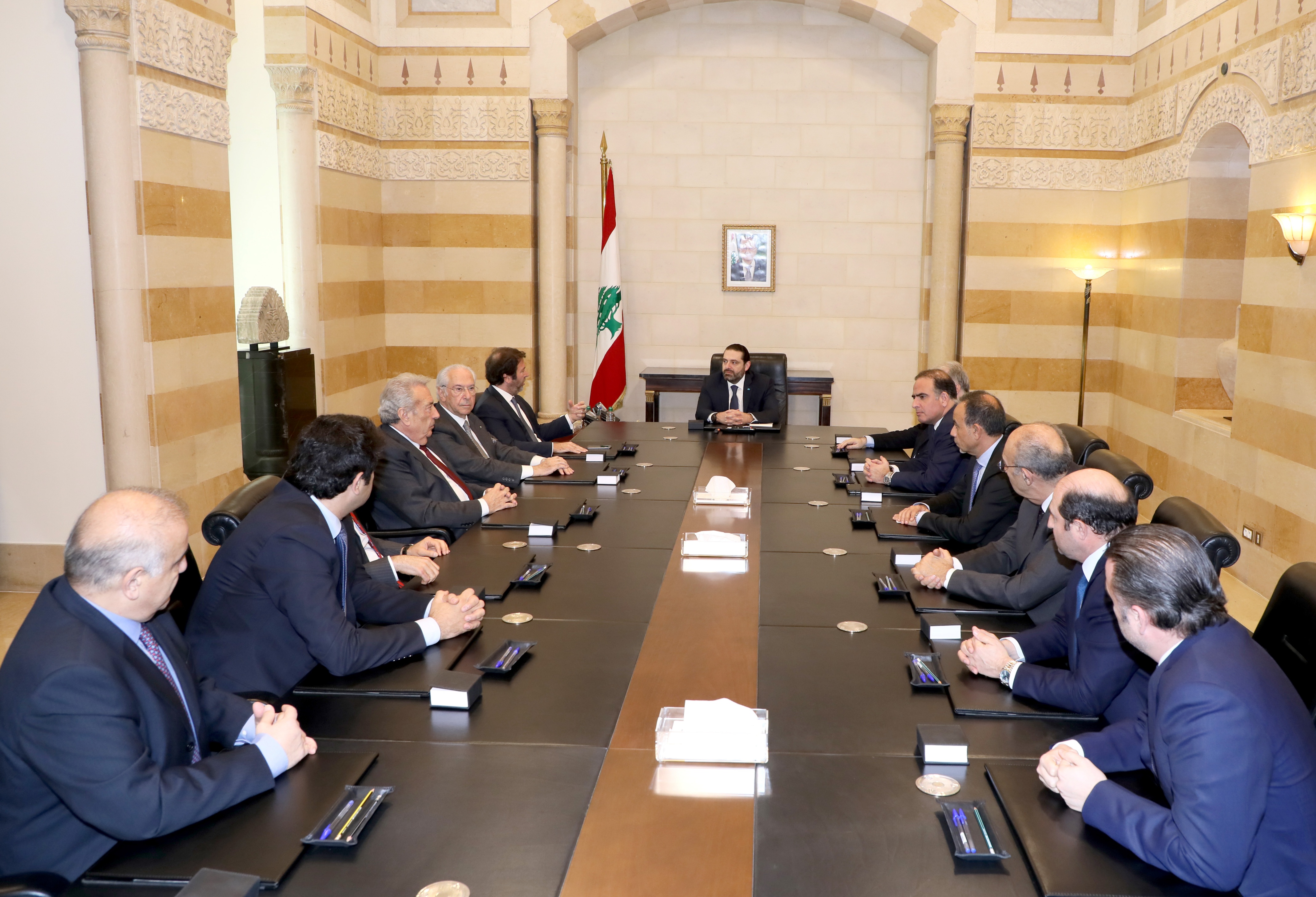مجلس الاعمال اللبناني – الجزائري يلتقي دولة الرئيس سعد الحريري