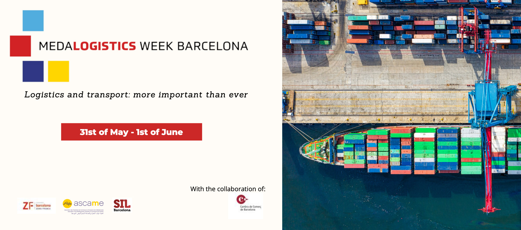 18th edition of MedaLogistics week in Barcelona