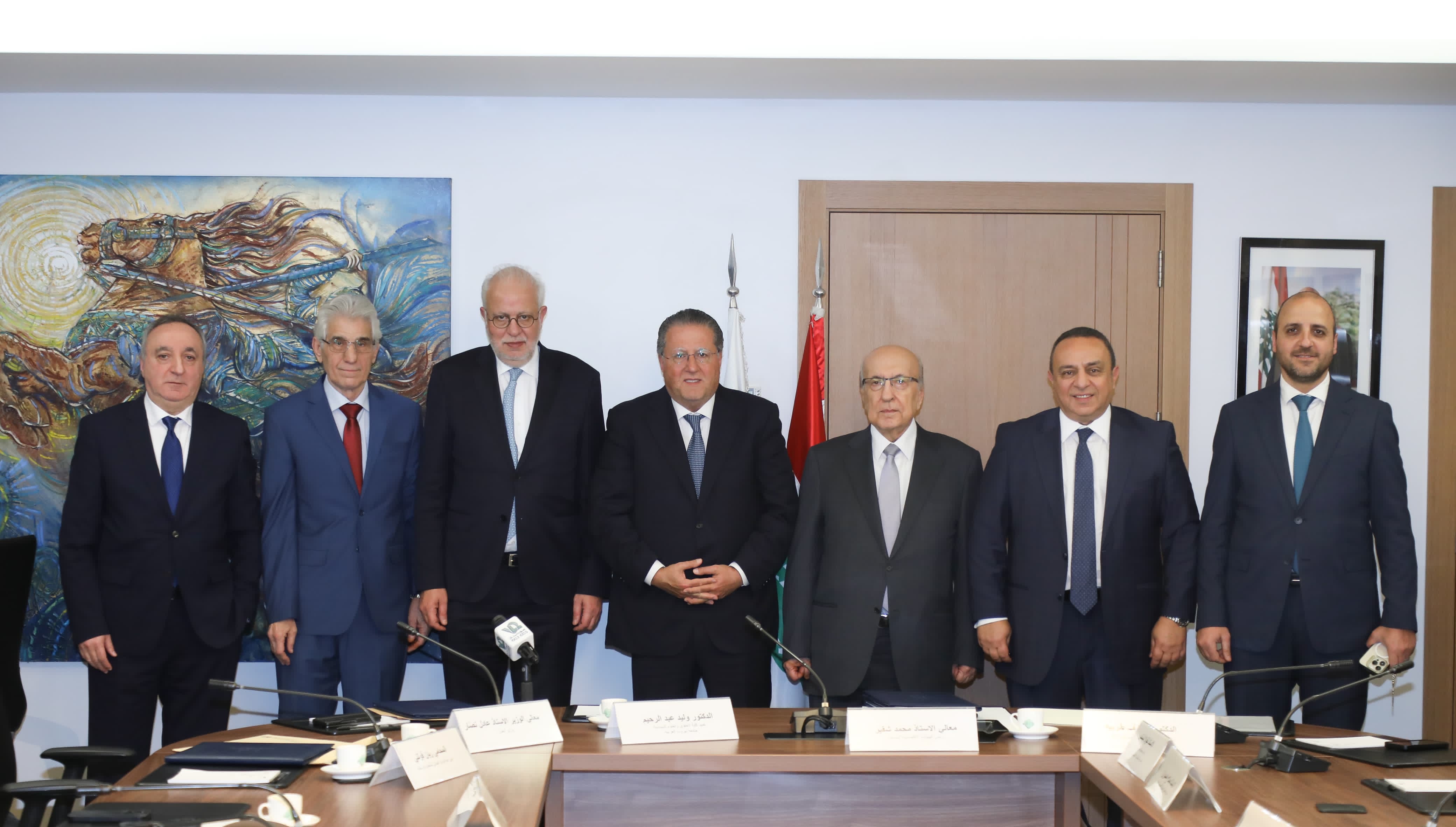 توقبع مذكرتي تعاون مع إتحاد المصارف العربية وجامعة بيروت العربية