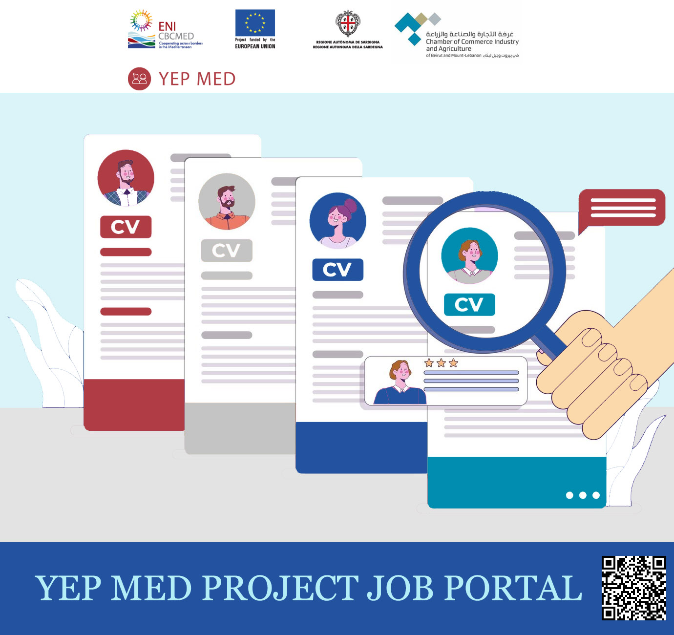 Find Your port and logistics Job with the YEP MED Portal!