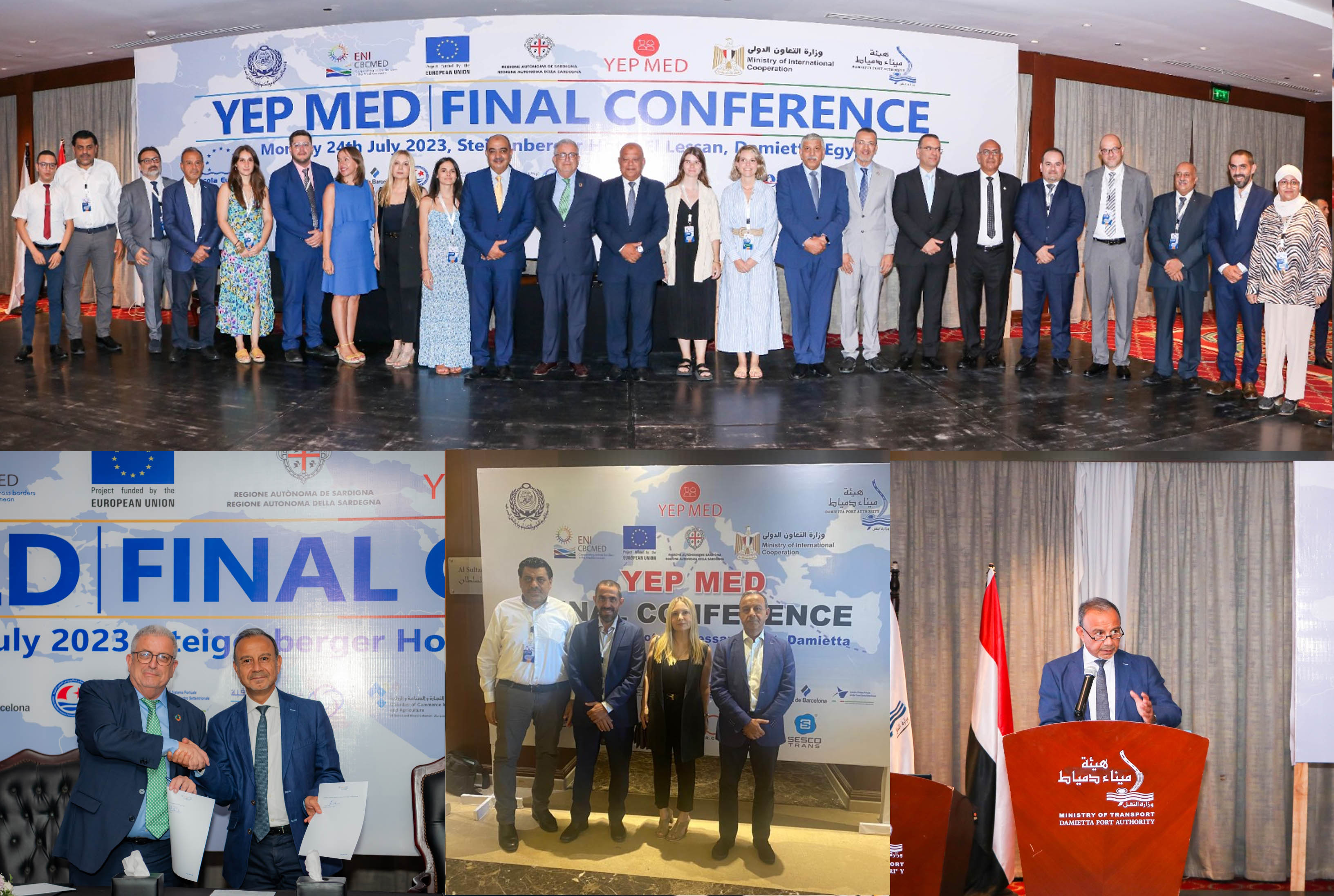 YEP MED marks its success in the final ceremony at Damietta